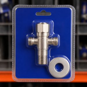 YC-105 | SUS304 Stainless Angle Valve 2Way | Size1/2