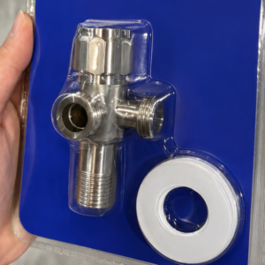YC-106 | SUS304 Stainless Angle Valve 2Way | Size1/2