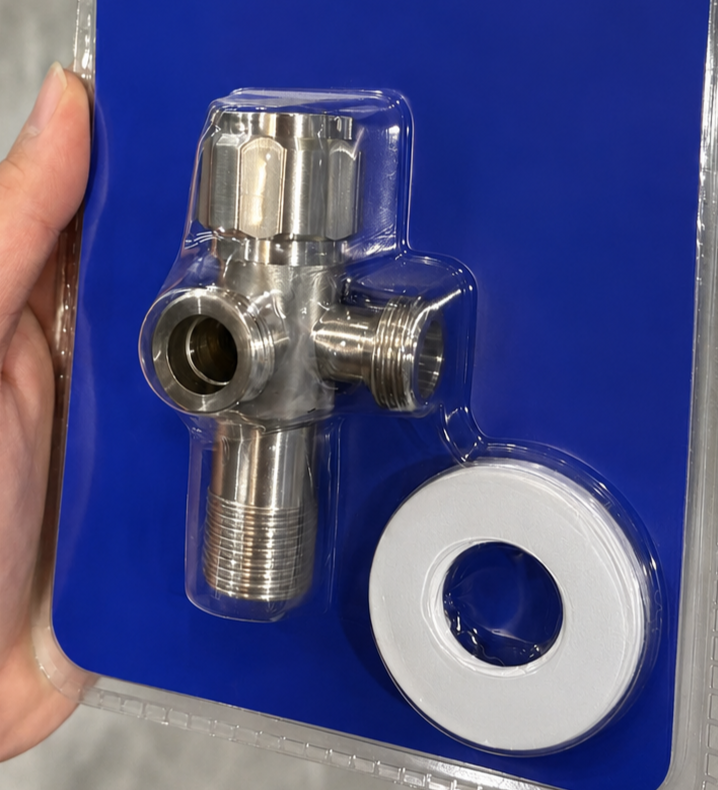 YC-106 | SUS304 Stainless Angle Valve 2Way | Size1/2