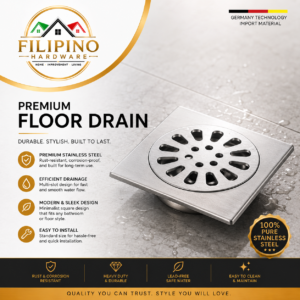 YC-701 | SUS304 STAINLESS BATHROOM FLOOR DRAIN