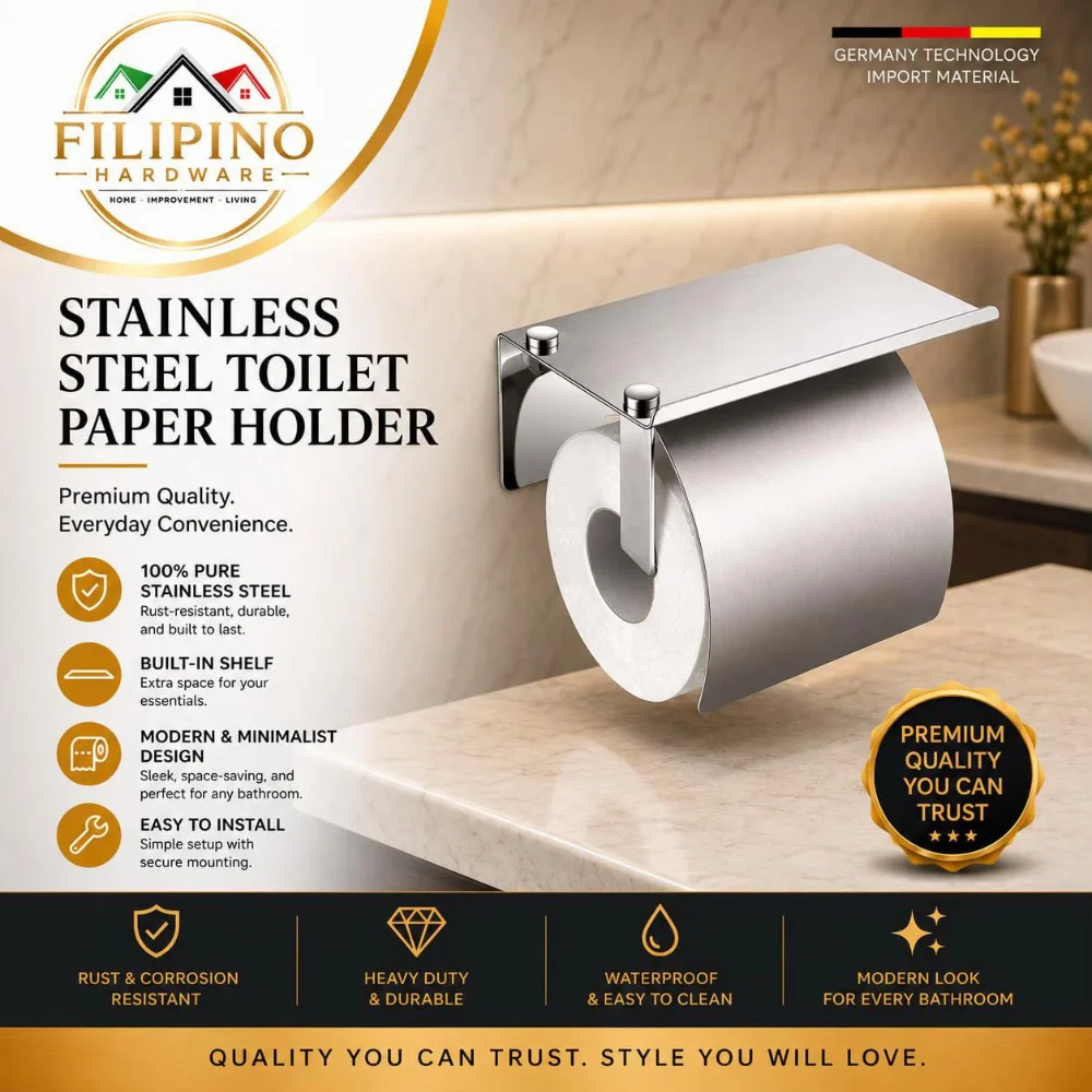YC-623 | SUS304 Pure Stainless Steel Toilet Paper Holder