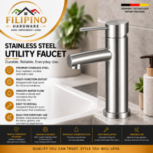 YC03LS | Stainless Steel Basin Faucet Bathroom Sink Faucet Modern Brushed Finish Single Hole
