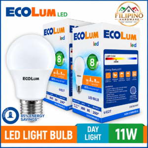 ECOLUM LED Lights Bulb Daylight 11W