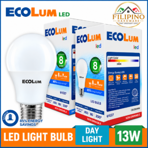 ECOLUM LED Lights Bulb Daylight 13W