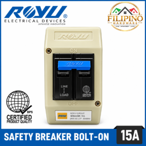 15A ROYU Safety Breaker Bolt-On With Cover