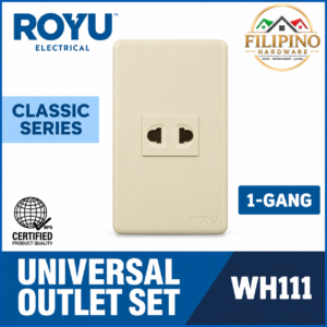 ROYU 1 Gang Universal Outlet Classic Series