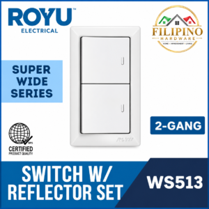 2 Gang ROYU Switch Set Super Wide Series