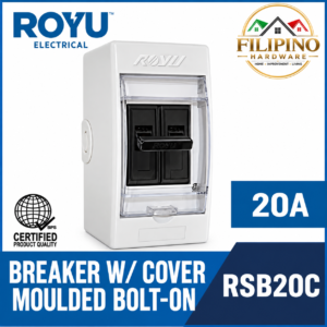 20A ROYU Safety Breaker Bolt-On With Cover & Outlet