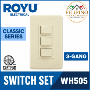 ROYU 3 Gang Switch Classic Series