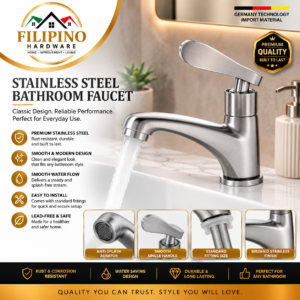 YC-207 | SUS304 Stainless Bathroom Basin Faucet