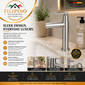 YC-203 | SUS304 Stainless Bathroom Basin Faucet